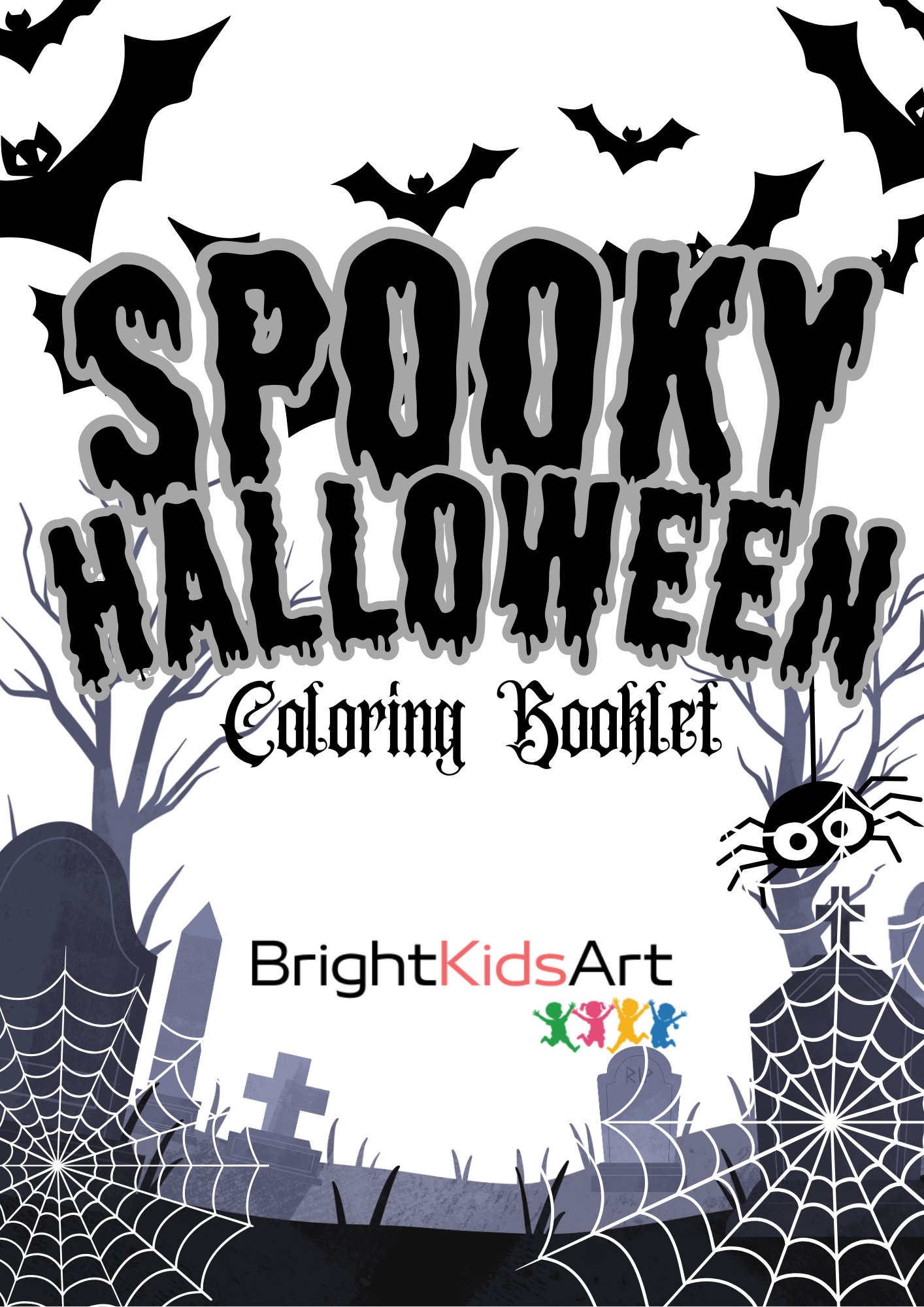 Halloween Printable  Spooky Portraits  ---   BrightKidsArt