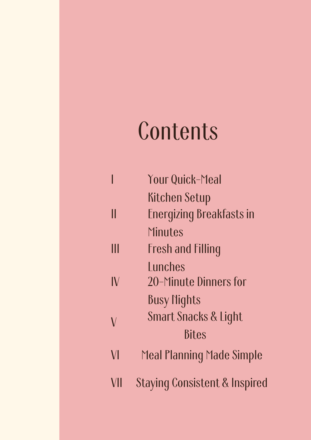 QUICK HEALTHY MEALS -- BrightKidsArt